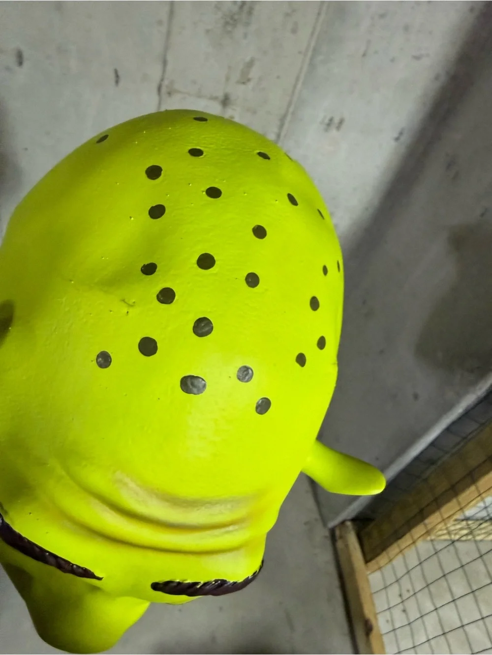 Shrek mask and hands
